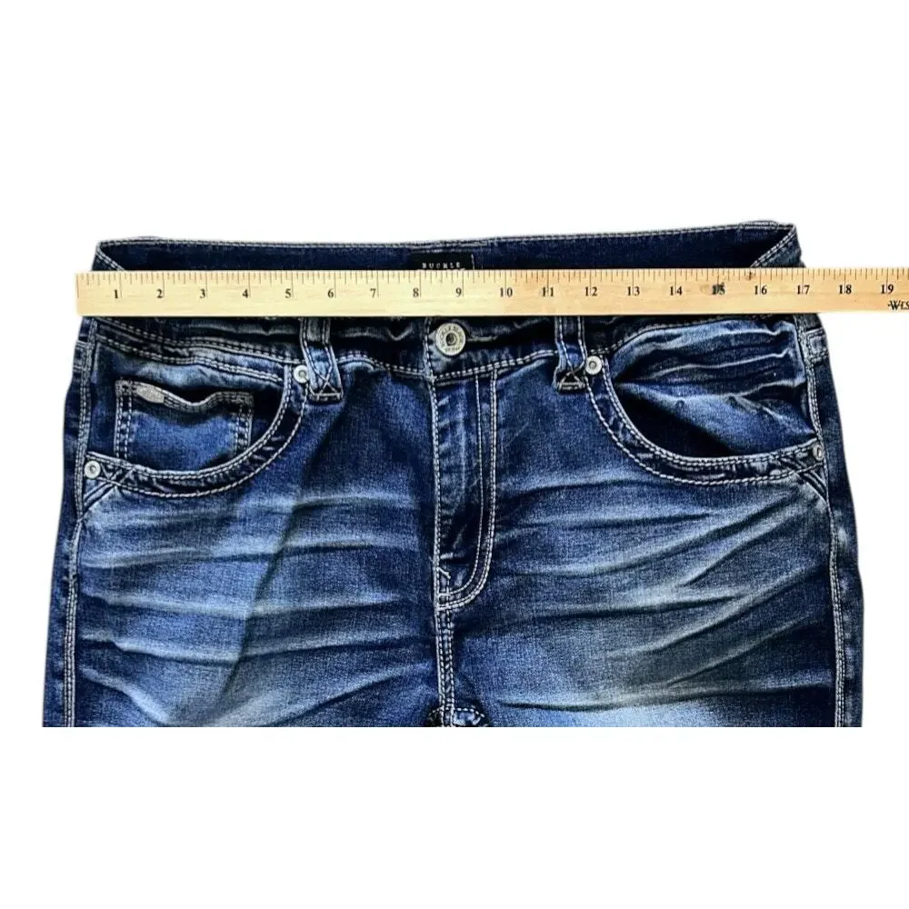 Buckle Black High-Rise Skinny Jeans Men's 36X32